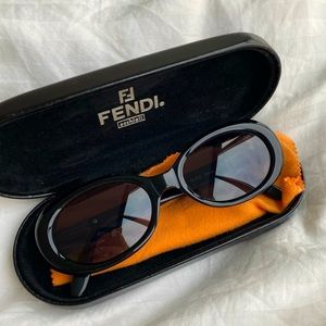 FENDI Oval Vintage Sunglasses